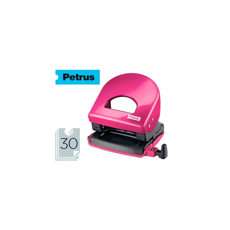 TALADRADOR PETRUS 62 WOW FUCSIA METALIZADO CAPACIDAD 30 HOJAS