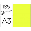 CARTULINA GUARRO DIN-A3 AMARILLO LIMON 185GRS.