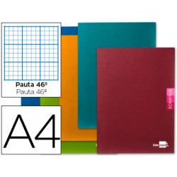 LIBRETA LIDERPAPEL SCRIPTUS A4 48 HOJAS 90G/M2 RAYADO N46