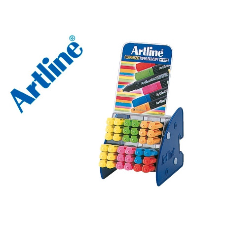 ROTULADORES ARTLINE FLUORESCENTE EK-660 EXPOSITOR DE 36 UNIDADES COLORES SURTIDOS