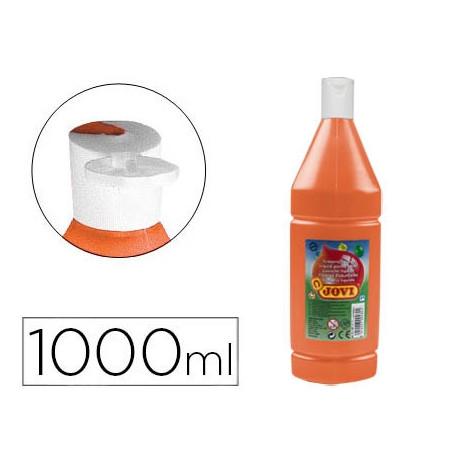 TEMPERA LIQUIDA JOVI ESCOLAR 1000 ML NARANJA