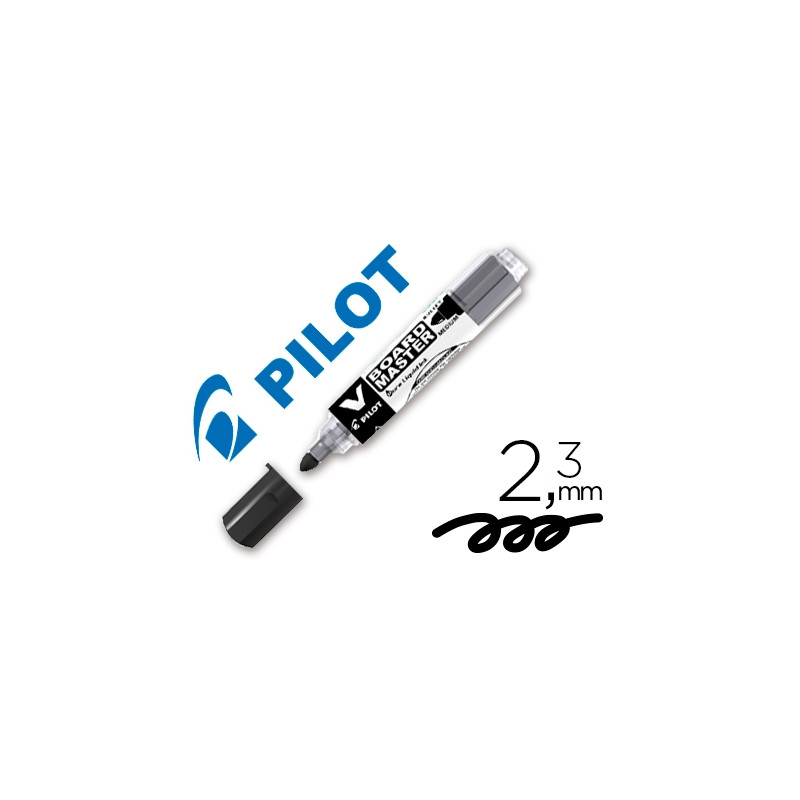 ROTULADOR PILOT V BOARD MASTER PARA PIZARRA BLANCA NEGRO TINTA LIQUIDA TRAZO 2,3MM