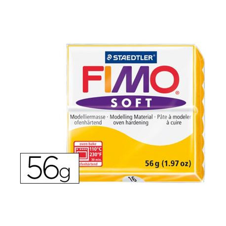 PASTA STAEDTLER FIMO SOFT 57 GR COLOR AMARILLO