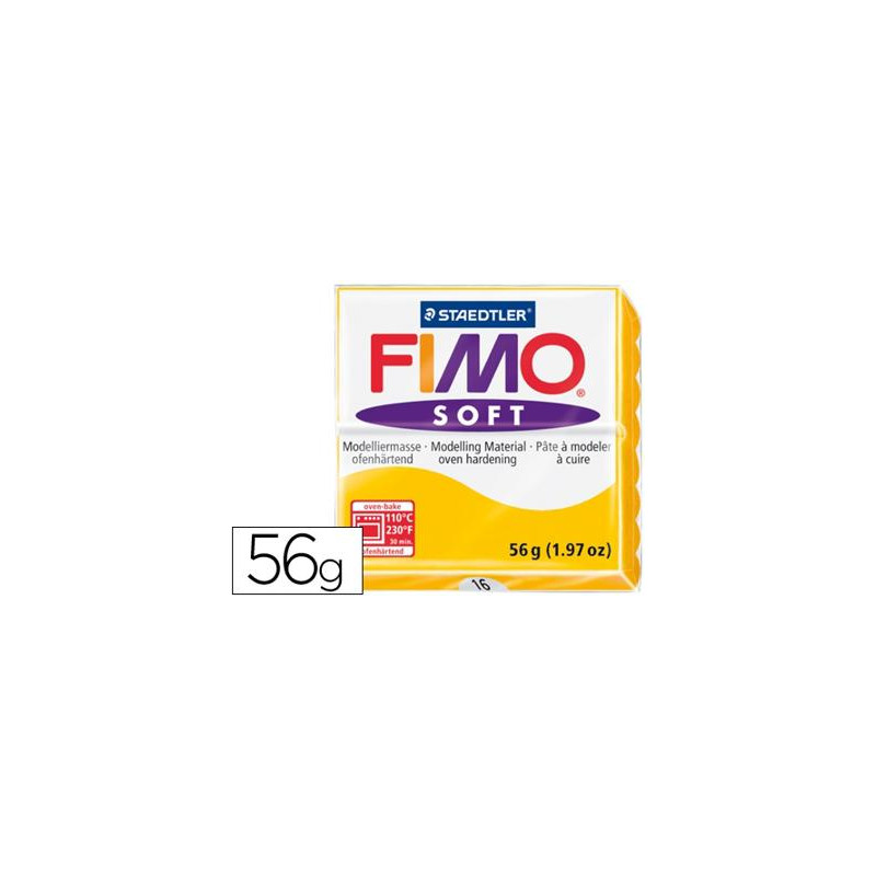 PASTA STAEDTLER FIMO SOFT 57 GR COLOR AMARILLO