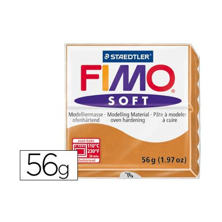 PASTA STAEDTLER FIMO SOFT 57 GR COLOR COG?AC