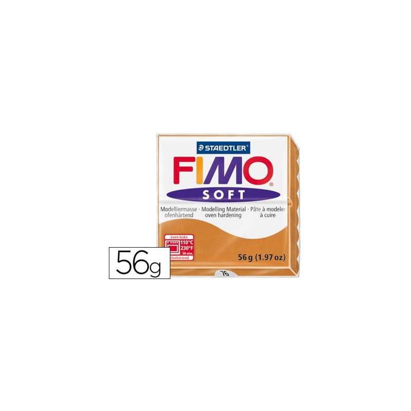 PASTA STAEDTLER FIMO SOFT 57 GR COLOR COG?AC