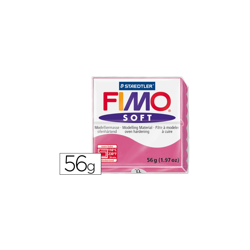 PASTA STAEDTLER FIMO SOFT 57 GR COLOR FRAMBUESA