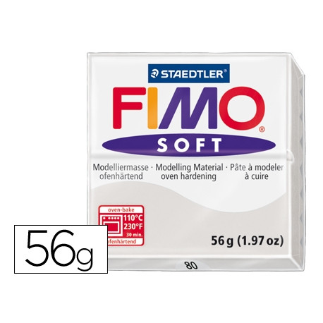 PASTA STAEDTLER FIMO SOFT 57 GR COLOR GRIS