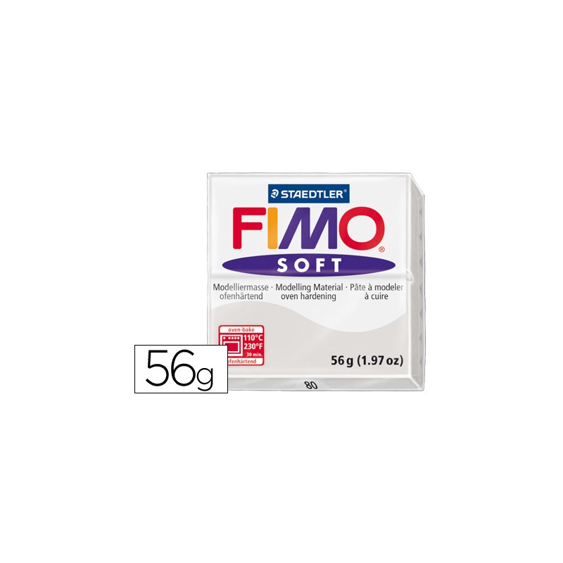 PASTA STAEDTLER FIMO SOFT 57 GR COLOR GRIS