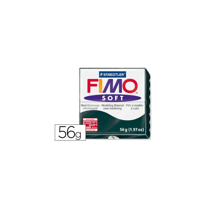 PASTA STAEDTLER FIMO SOFT 57 GR COLOR NEGRO