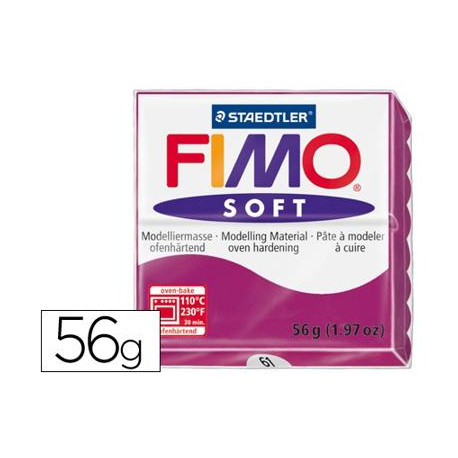 PASTA STAEDTLER FIMO SOFT 57 GR COLOR PURPURA