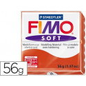 PASTA STAEDTLER FIMO SOFT 57 GR COLOR ROJO INDIAN