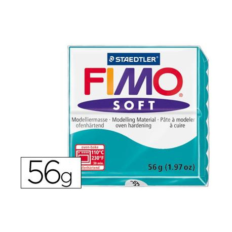 PASTA STAEDTLER FIMO SOFT 57 GR COLOR VERDE MENTA