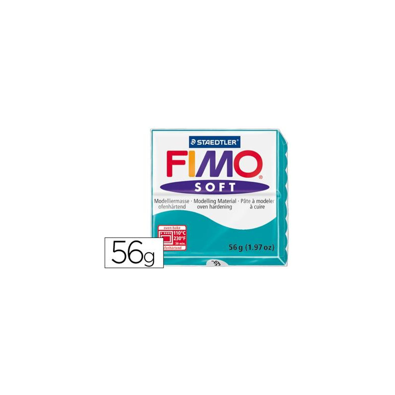 PASTA STAEDTLER FIMO SOFT 57 GR COLOR VERDE MENTA