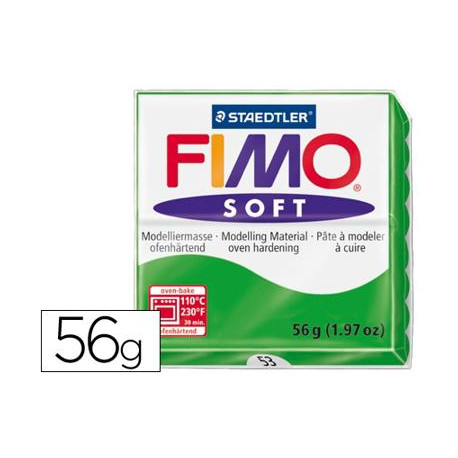 PASTA STAEDTLER FIMO SOFT 57 GR COLOR VERDE TROPICAL