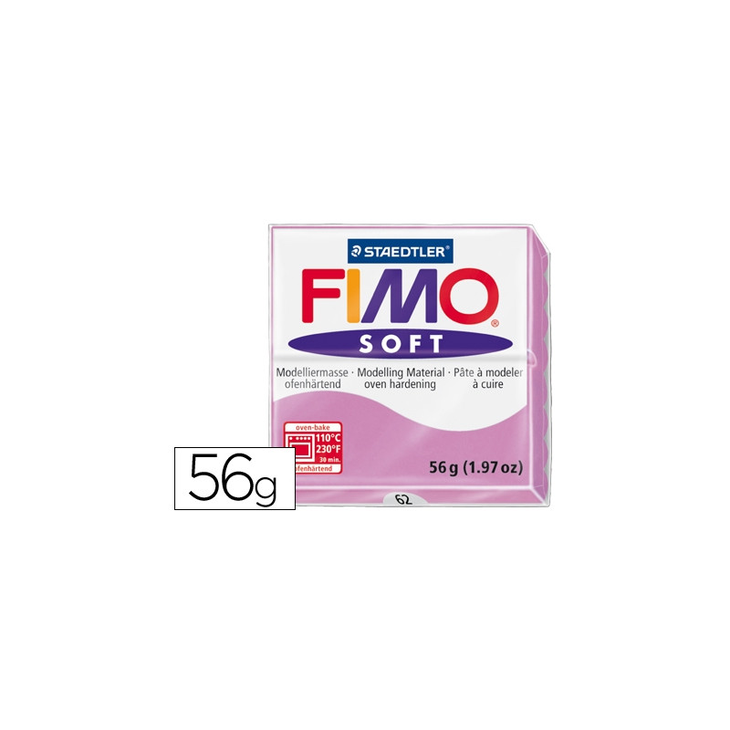 PASTA STAEDTLER FIMO SOFT 57 GR COLOR VIOLETA CLARO