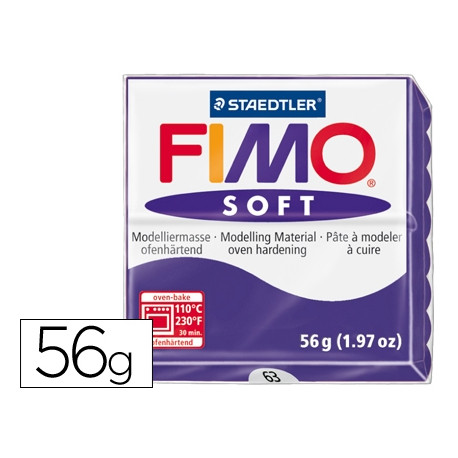 PASTA STAEDTLER FIMO SOFT 57 GR COLOR VIOLETA OSCURO