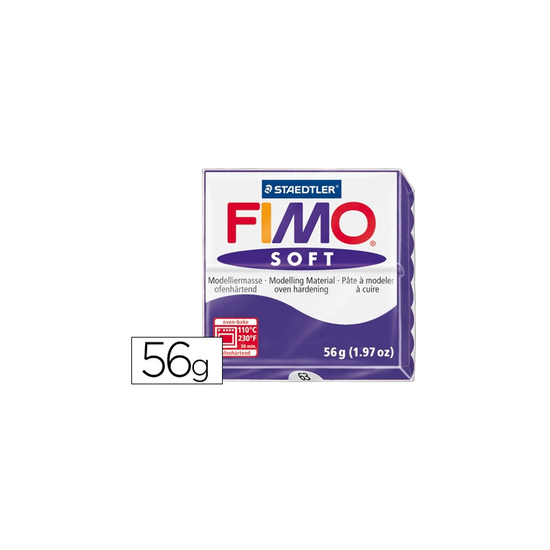 PASTA STAEDTLER FIMO SOFT 57 GR COLOR VIOLETA OSCURO