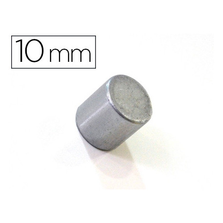 IMAN EXTRAFUERTE BI-OFFICE SUJECION IDEAL PARA PIZARRAS MAGNETICAS 10 MM PLATEADOS BLISTER DE 2 UNID