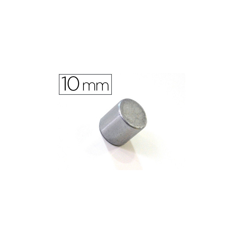 IMAN EXTRAFUERTE BI-OFFICE SUJECION IDEAL PARA PIZARRAS MAGNETICAS 10 MM PLATEADOS BLISTER DE 2 UNID