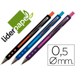 PORTAMINAS LIDERPAPEL 0,5 MM COLORES SURTIDOS