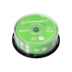 DVD-R Q-CONNECT CAPACIDAD 4,7GB DURACION 120MIN VELOCIDAD 16X