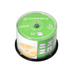 DVD-R Q-CONNECT CAPACIDAD 4,7GB DURACION 120MIN VELOCIDAD 16X