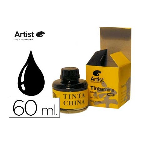 TINTA CHINA ARTIST NEGRA BOTE 60 ML