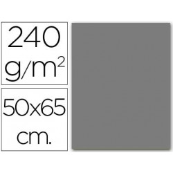 CARTULINA LIDERPAPEL 50X65 CM GRIS 240 GR UNIDAD