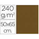 CARTULINA LIDERPAPEL 50X65 CM MARRON OSCURO 240 GR UNIDAD