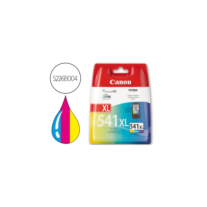 INK-JET CANON CL-541XL COLOR PIXMA MG2150/3150/3250/3550 15 ML ALTA CAPACIDAD