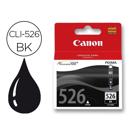 INK-JET CANON CLI-526 BK NEGRO