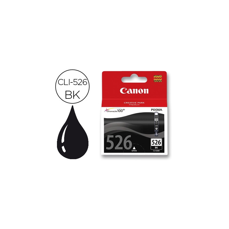 INK-JET CANON CLI-526 BK NEGRO