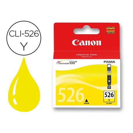 INK-JET CANON CLI-526 Y AMARILLO