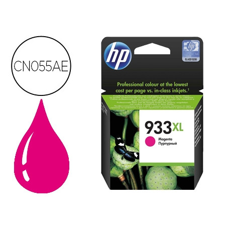 INK-JET HP 933XL MAGENTA CN055AE OFFICEJET 6100/6600/6700 PREMIUM CAPACIDAD 825 PAG