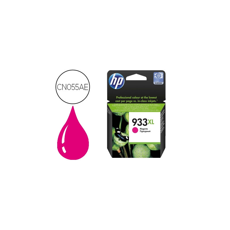 INK-JET HP 933XL MAGENTA CN055AE OFFICEJET 6100/6600/6700 PREMIUM CAPACIDAD 825 PAG