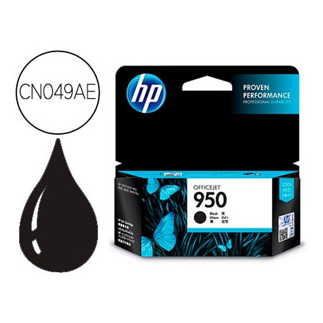 INK-JET HP 950 NEGRO CN049AE CAPACIDAD 1000 PAG