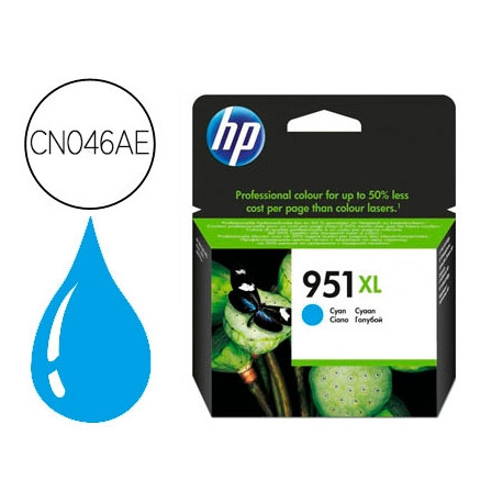 INK-JET HP 951XL CIAN CN046AE CAPACIDAD 1500 PAG