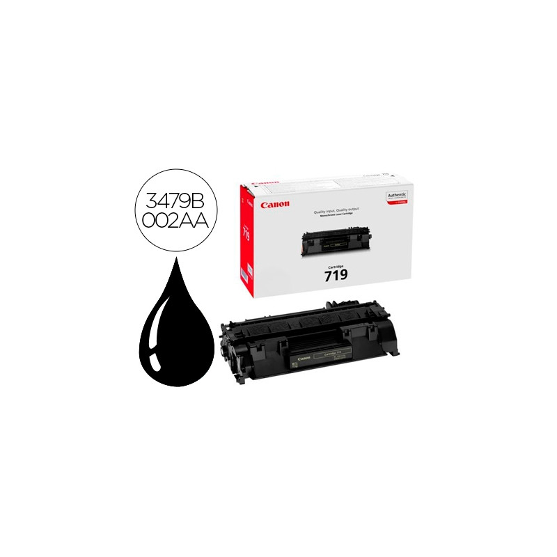 TONER CANON CRG 719 2.1K NEGRO LASER 2100 PAG