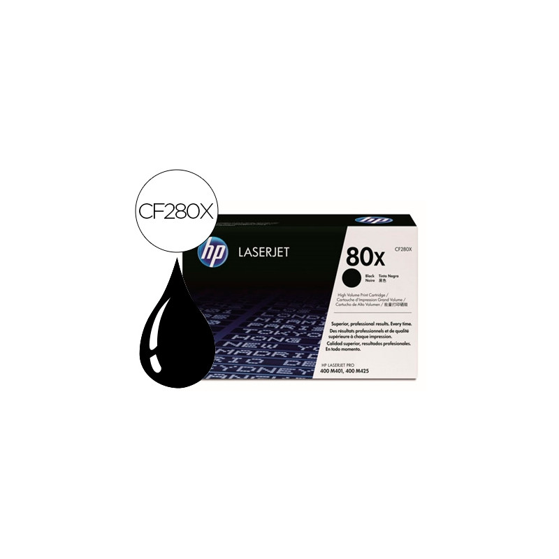 TONER HP LASERJET CF280X NEGRO 6900 PAG