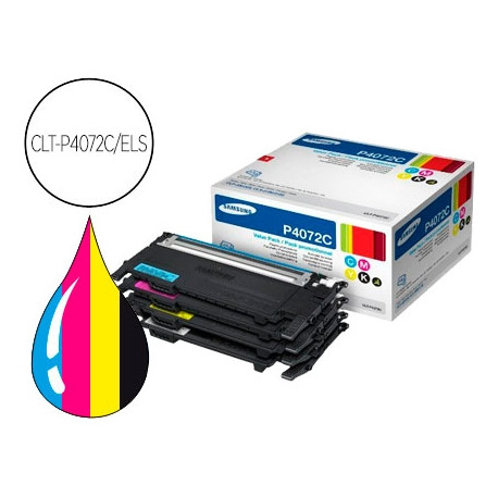 TONER SAMSUNG KIT CMYK CLP-320/325 CLX-3180/3185 NEGRO MAGENTA CIAN AMARILLO