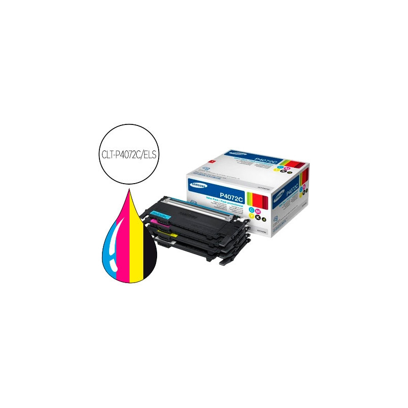 TONER SAMSUNG KIT CMYK CLP-320/325 CLX-3180/3185 NEGRO MAGENTA CIAN AMARILLO