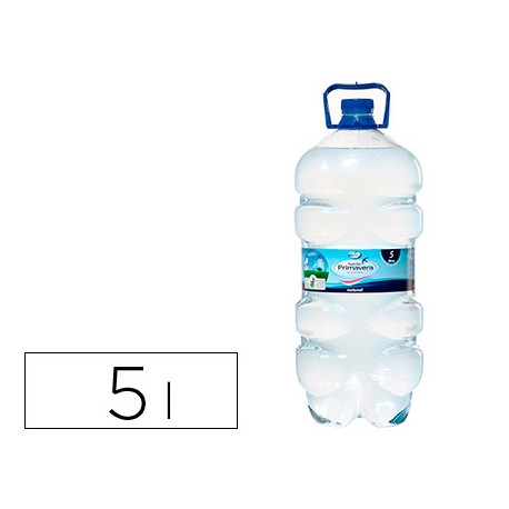 AGUA MINERAL NATURAL FUENTE PRIMAVERA GARRAFA DE 5 L