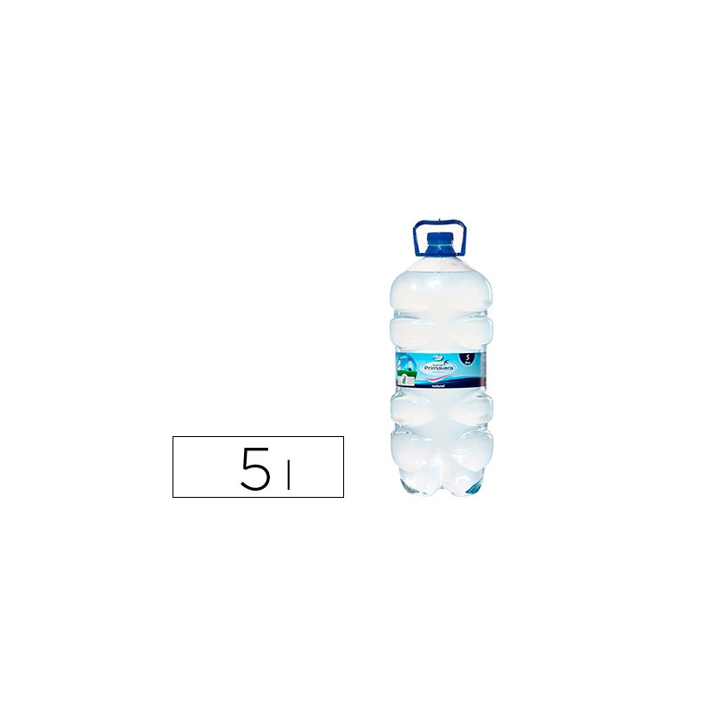 AGUA MINERAL NATURAL FUENTE PRIMAVERA GARRAFA DE 5 L