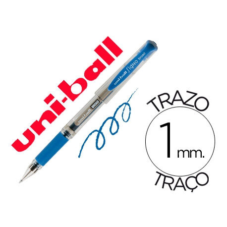 BOLIGRAFO UNI-BALL UM-153 SIGNO BROAD AZUL 1 MM TINTA GEL