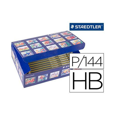 LAPICES DE GRAFITO STAEDTLER NORIS N 2 HB CLASS PACK DE 144 UNIDADES