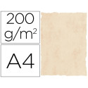 PAPEL PERGAMINO DIN A4 200 GR COLOR MARMOL BEIGE 