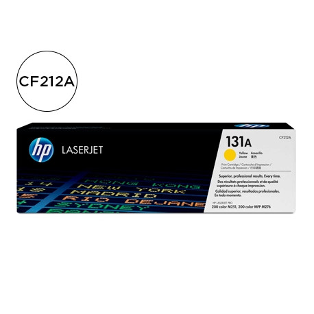 TONER HP 131A LASERJET M251/M276 AMARILLO 1800 PAG