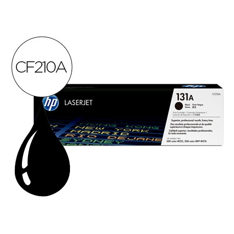 TONER HP 131A LASERJET M251/M276 NEGRO 1600 PAG