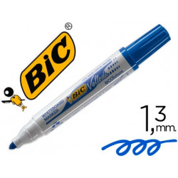 ROTULADOR BIC VELLEDA PARA PIZARRA AZUL PUNTA REDONDA 1,3 MM